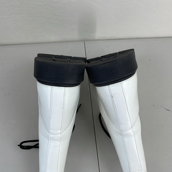White Charles Albert Combat Boots Sz 11 - Picture 4 of 9